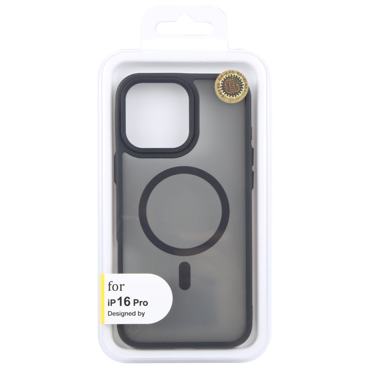 For iPhone 16 Pro GEBEI Skin Feel MagSafe Magnetic Phone Case