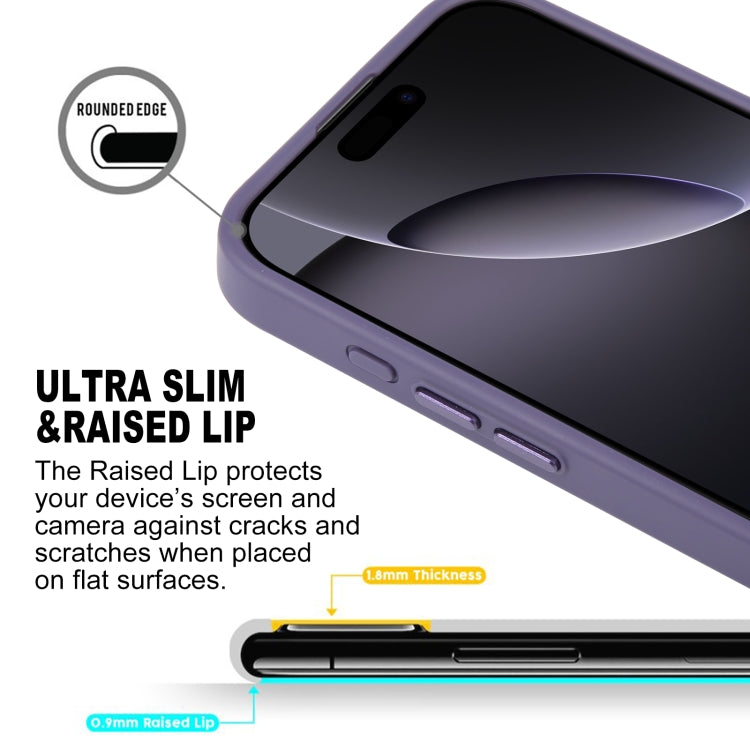 For iPhone 16 Pro GEBEI Skin Feel MagSafe Magnetic Phone Case