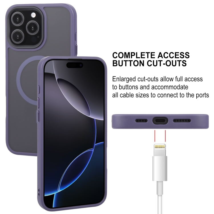 For iPhone 16 Pro GEBEI Skin Feel MagSafe Magnetic Phone Case
