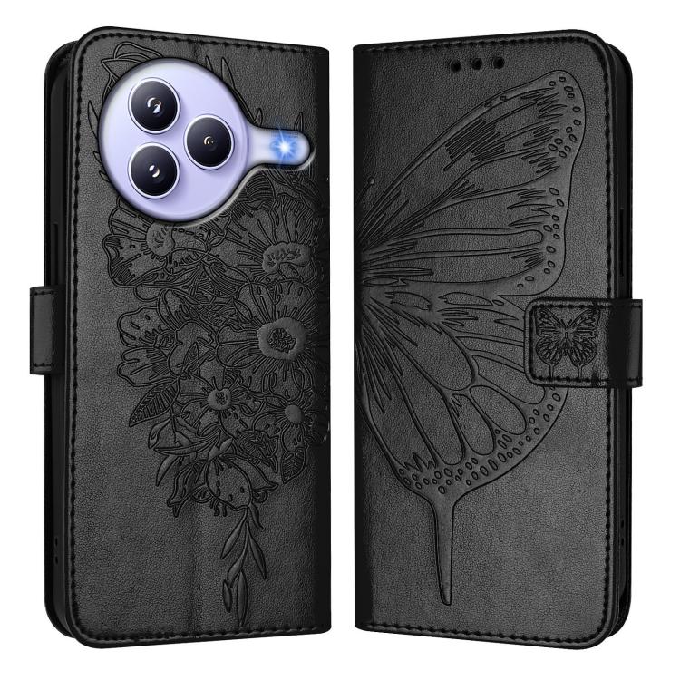 For Xiaomi Civi 5 Pro 5G Embossed Butterfly Leather Phone Case