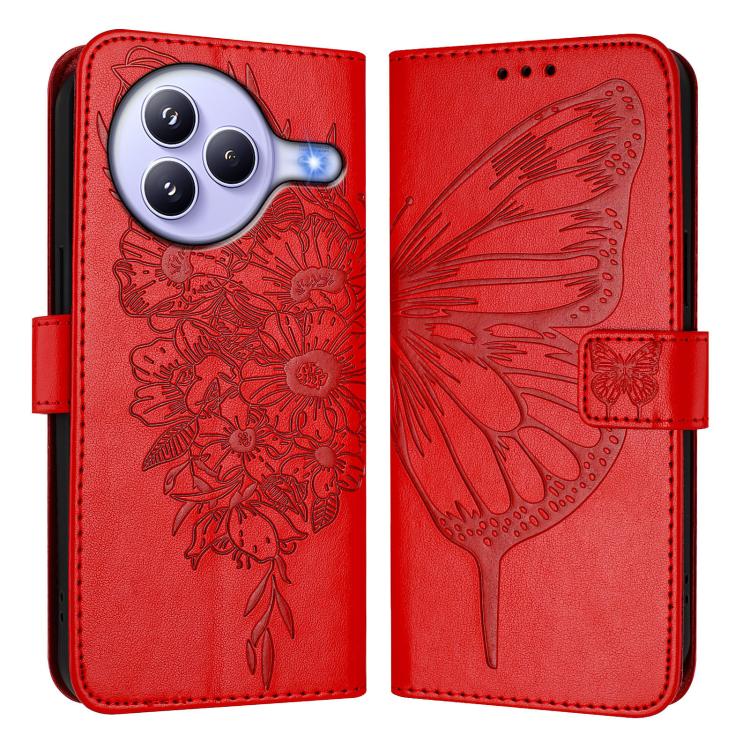 For Xiaomi Civi 5 Pro 5G Embossed Butterfly Leather Phone Case