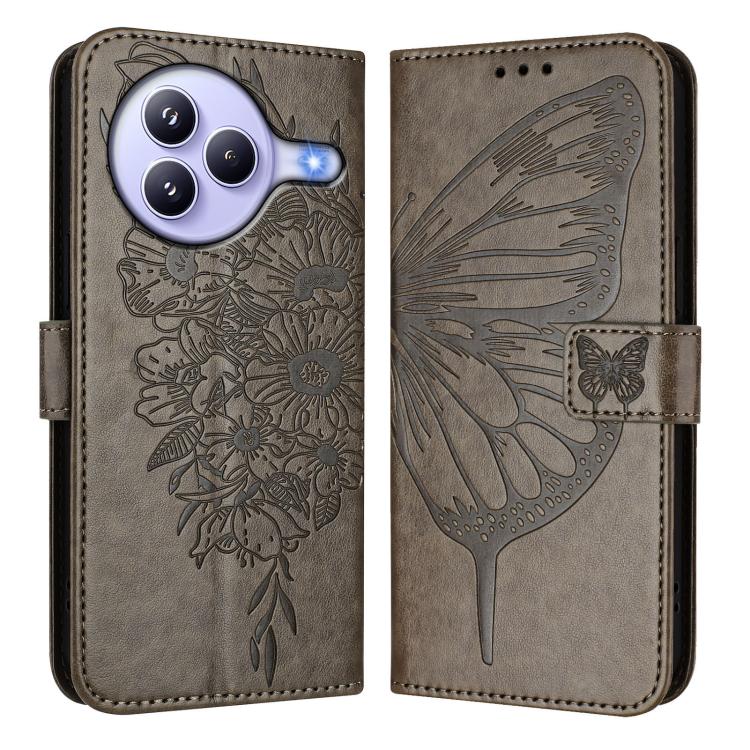 For Xiaomi Civi 5 Pro 5G Embossed Butterfly Leather Phone Case