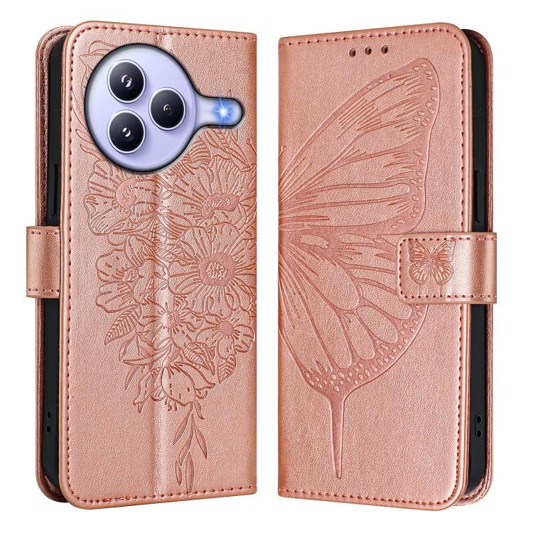 For Xiaomi Civi 5 Pro 5G Embossed Butterfly Leather Phone Case
