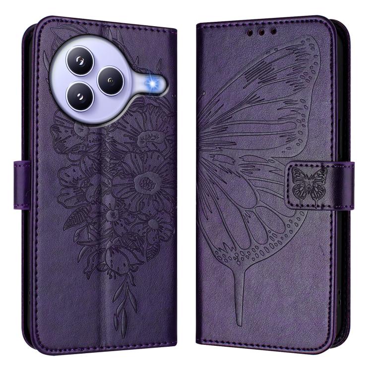 For Xiaomi Civi 5 Pro 5G Embossed Butterfly Leather Phone Case