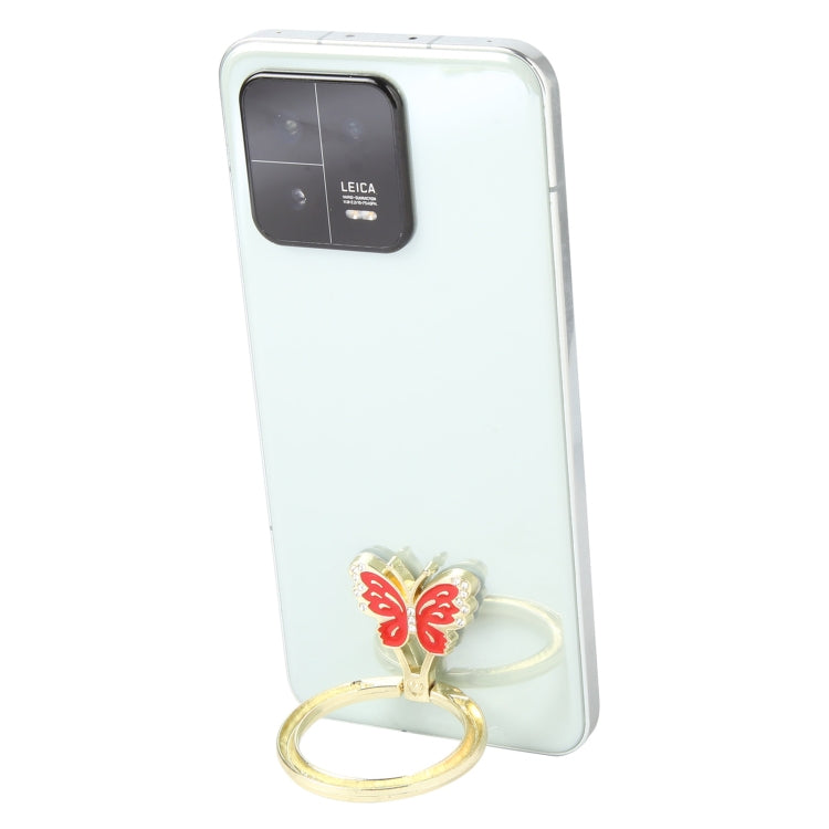 Butterfly Metal Mobile Phone Ring Holder