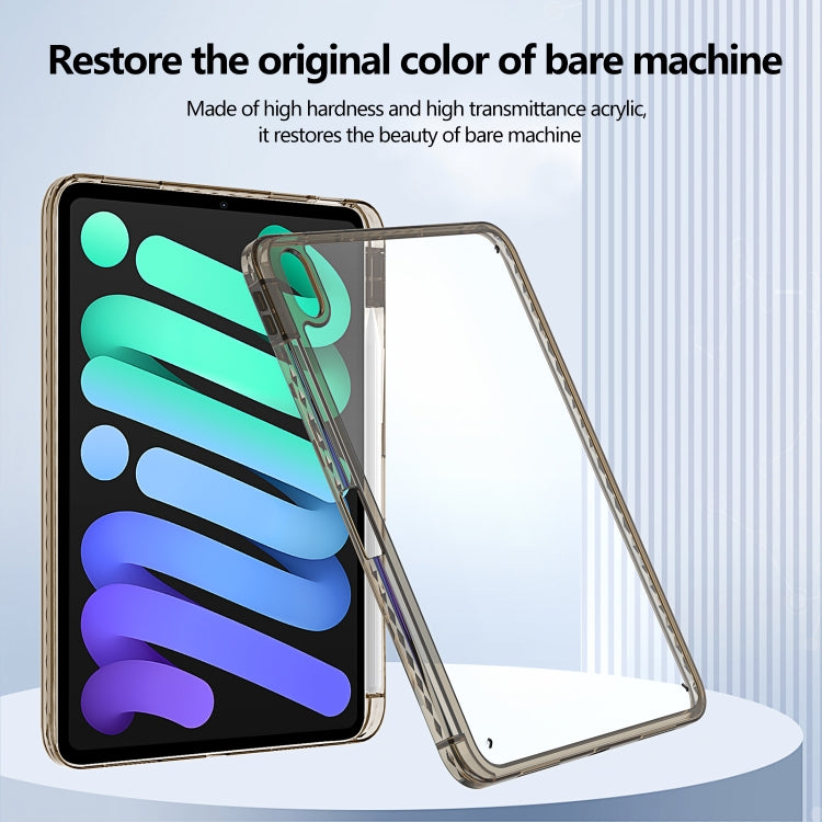 For iPad 2025 / 2022 Acrylic Hybrid TPU Tablet Case with Pen Slot