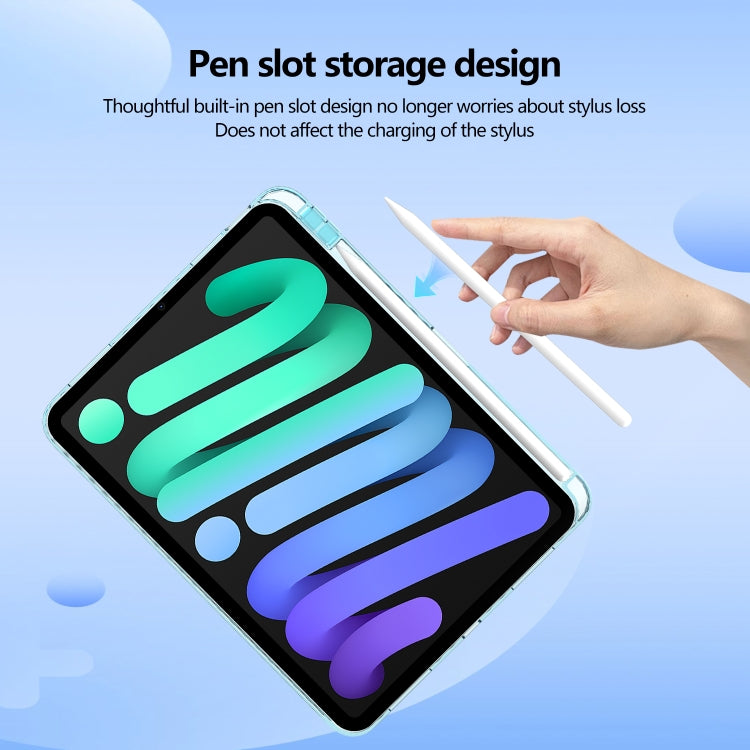 For iPad Air 11 2026 / 2025 / 2024 Acrylic Hybrid TPU Tablet Case with Pen Slot