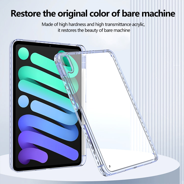 For iPad Air 11 2026 / 2025 / 2024 Acrylic Hybrid TPU Tablet Case with Pen Slot