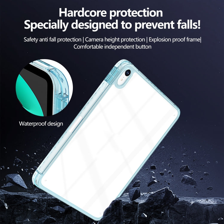 For iPad mini 2024 / mini 6 Acrylic Hybrid TPU Tablet Case with Pen Slot