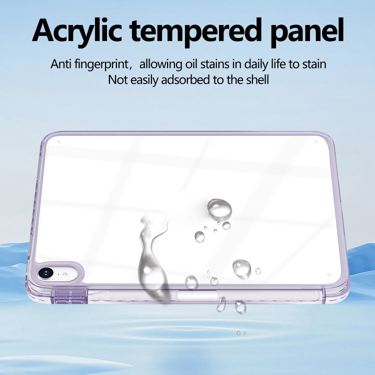 For iPad mini 2024 / mini 6 Acrylic Hybrid TPU Tablet Case with Pen Slot