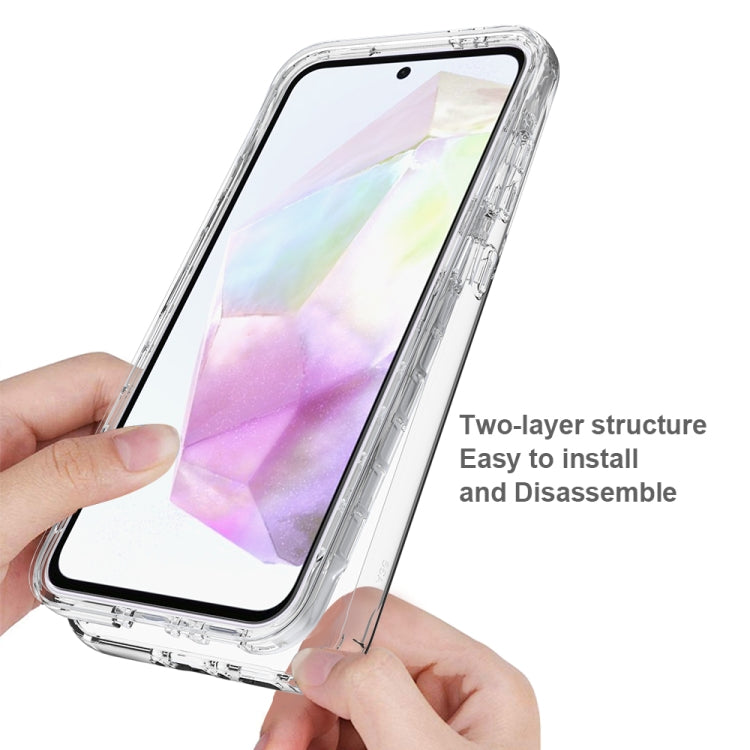 For Samsung Galaxy A36 / A56 5G Clear TPU Hybrid PC Shockproof Phone Case - Transparent