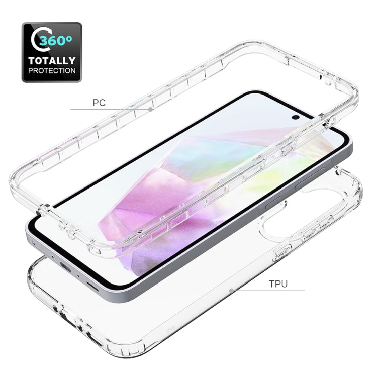 For Samsung Galaxy A36 / A56 5G Clear TPU Hybrid PC Shockproof Phone Case - Transparent