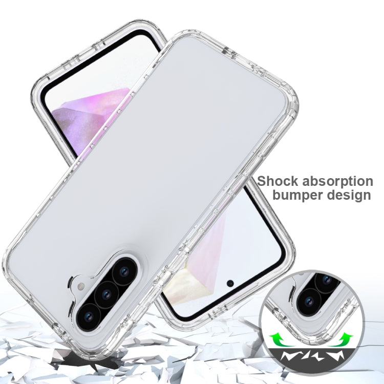 For Samsung Galaxy A36 / A56 5G Clear TPU Hybrid PC Shockproof Phone Case - Transparent