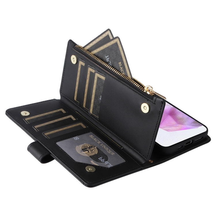For Samsung Galaxy A35 5G Crossbody Zipper Wallet Rhombus Leather Phone Case