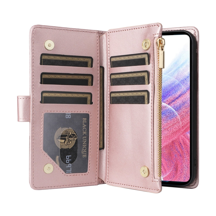For Samsung Galaxy A53 5G Crossbody Zipper Wallet Rhombus Leather Phone Case