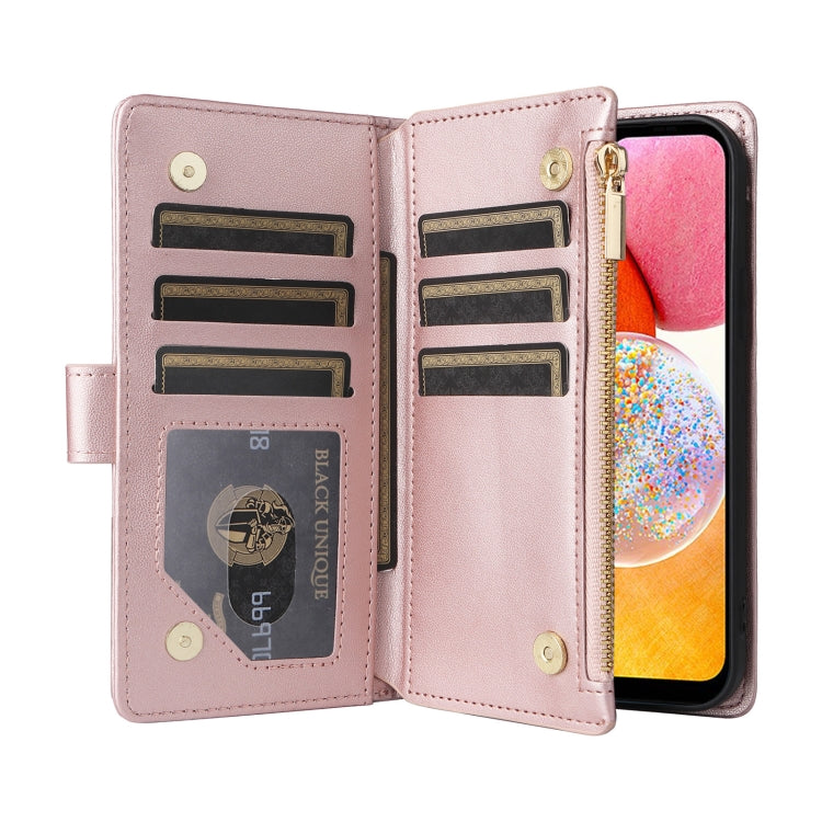 For Samsung Galaxy A54 5G Crossbody Zipper Wallet Rhombus Leather Phone Case