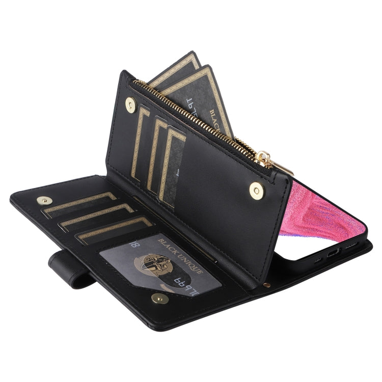 For Samsung Galaxy A73 5G Crossbody Zipper Wallet Rhombus Leather Phone Case
