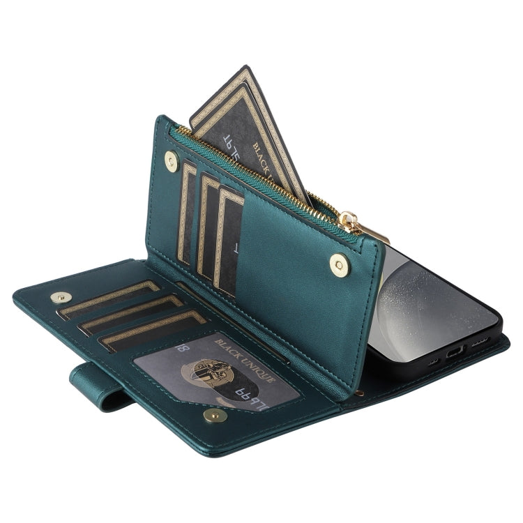 For Samsung Galaxy S24 5G Crossbody Zipper Wallet Rhombus Leather Phone Case