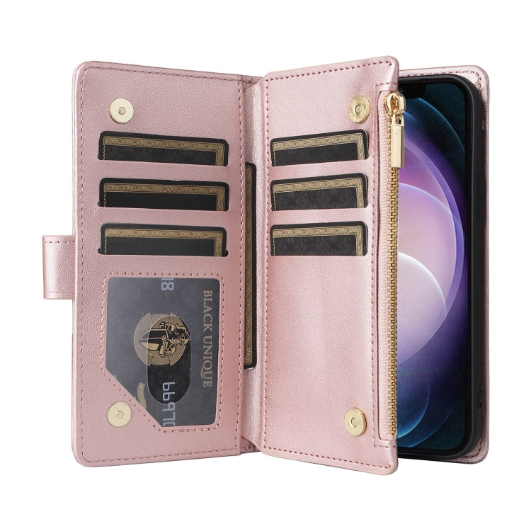 For Samsung Galaxy S23 5G Crossbody Zipper Wallet Rhombus Leather Phone Case