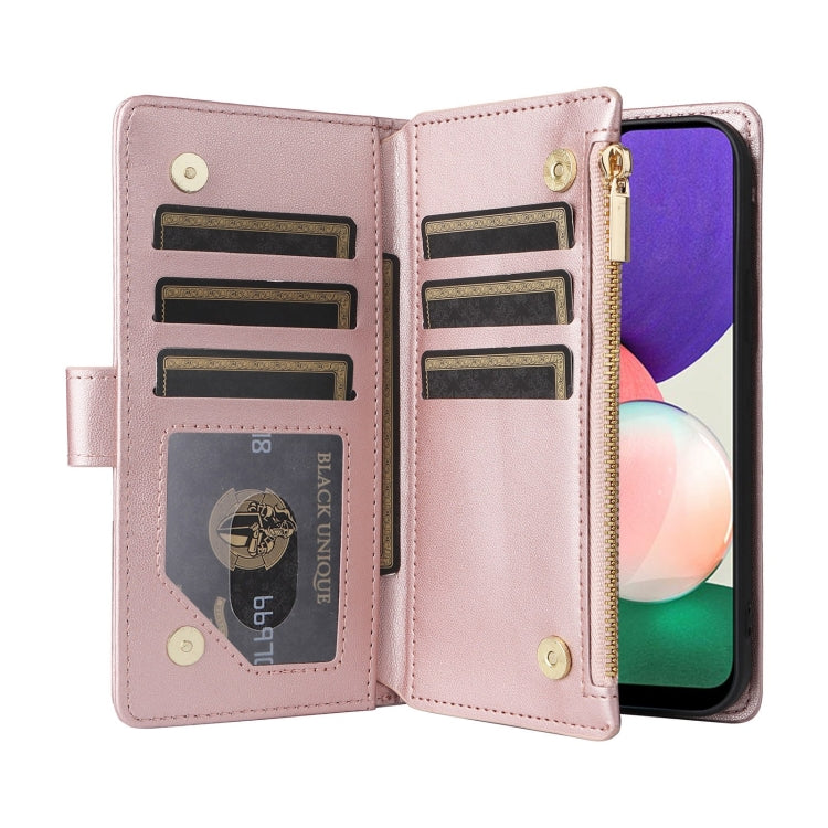 For Samsung Galaxy S21+ 5G Crossbody Zipper Wallet Rhombus Leather Phone Case