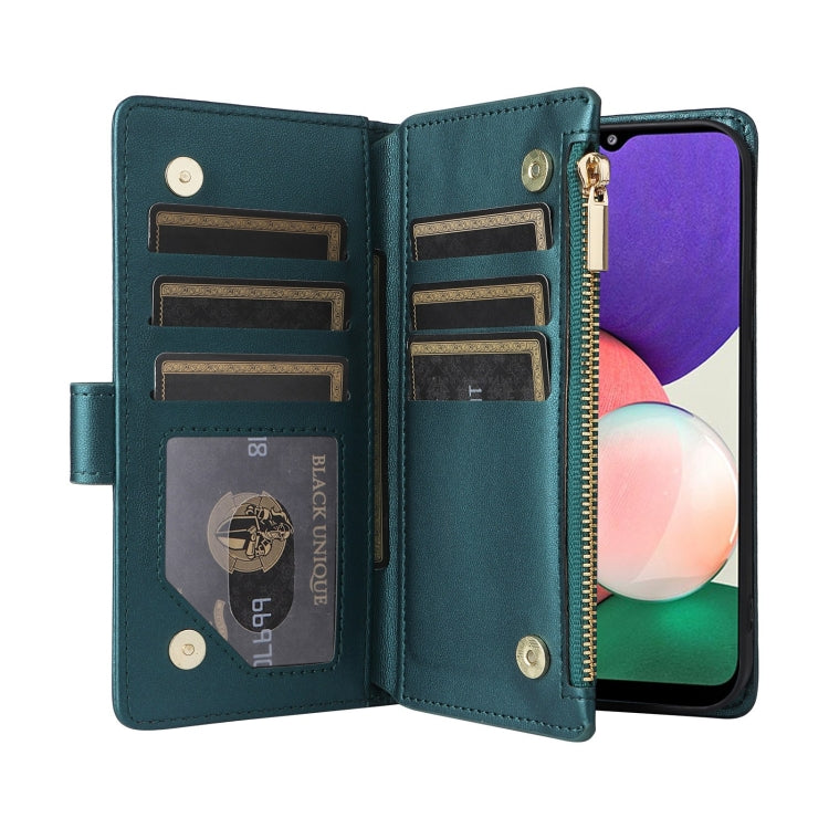 For Samsung Galaxy S21+ 5G Crossbody Zipper Wallet Rhombus Leather Phone Case