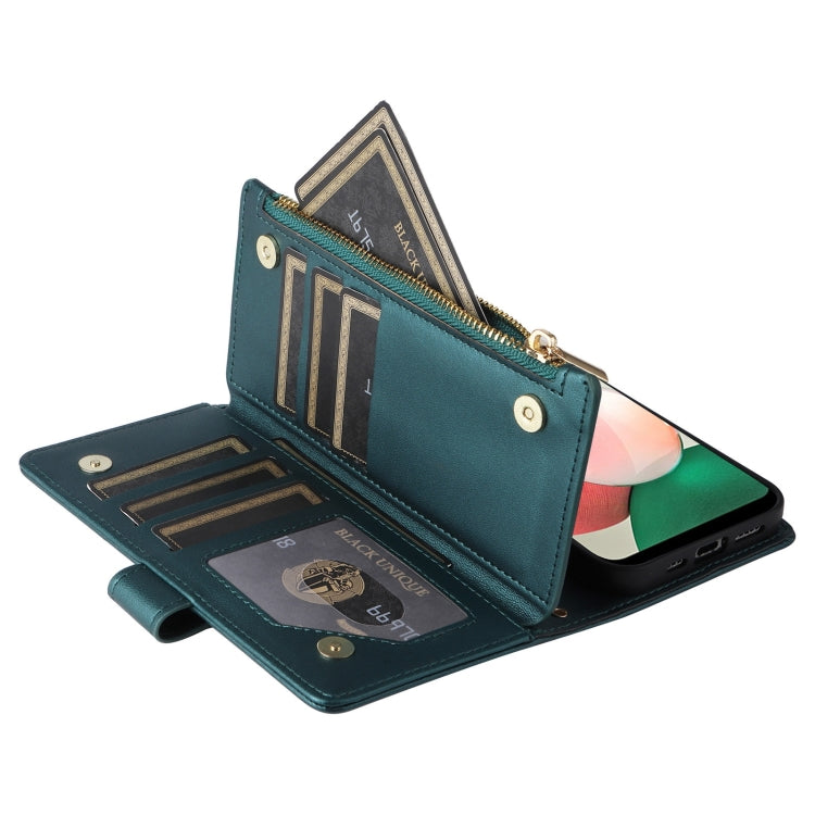 For Samsung Galaxy S21+ 5G Crossbody Zipper Wallet Rhombus Leather Phone Case