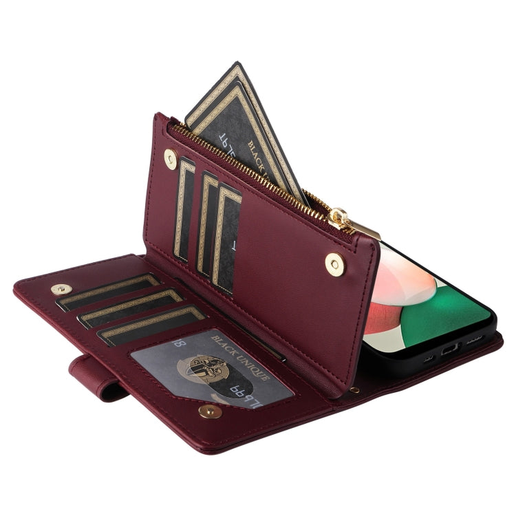 For Samsung Galaxy S21+ 5G Crossbody Zipper Wallet Rhombus Leather Phone Case