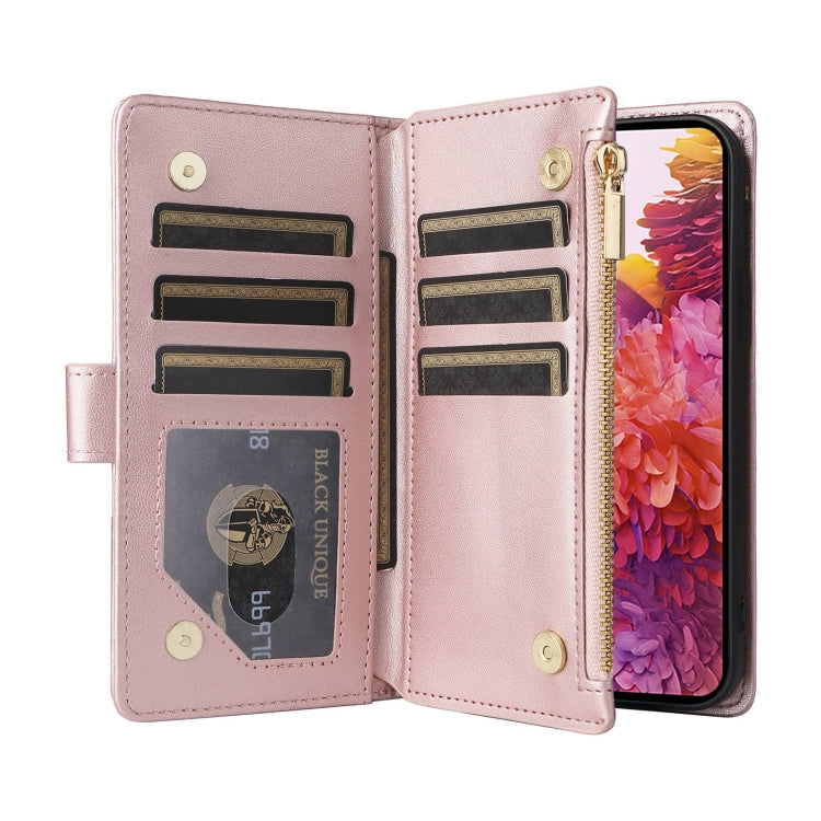 For Samsung Galaxy S20 FE Crossbody Zipper Wallet Rhombus Leather Phone Case