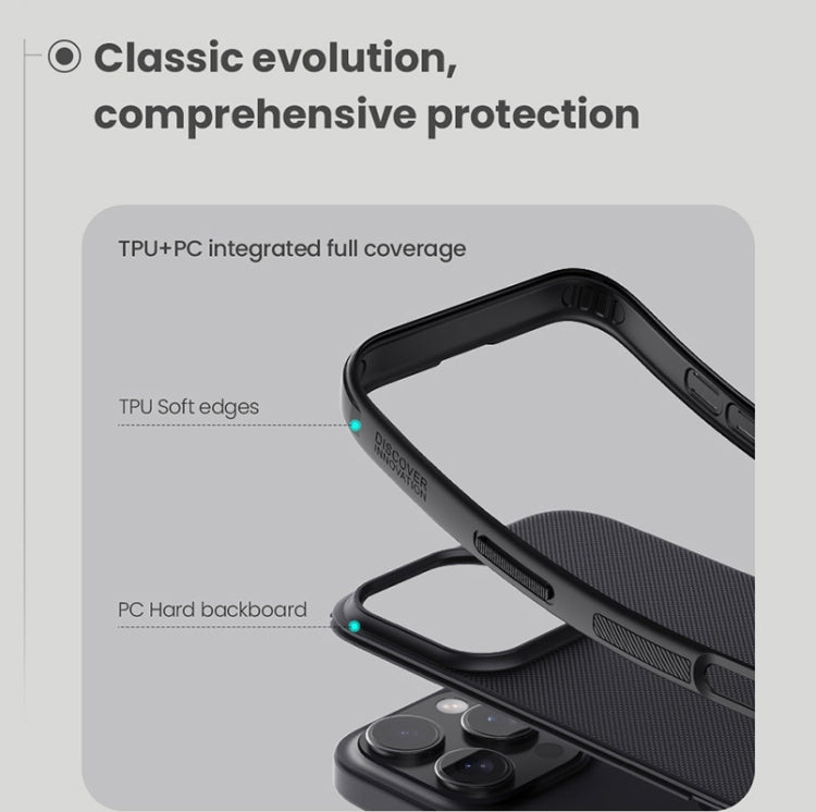 For iPhone 16 Pro Max NILLKIN Frosted Shield Pro PC + TPU Phone Case