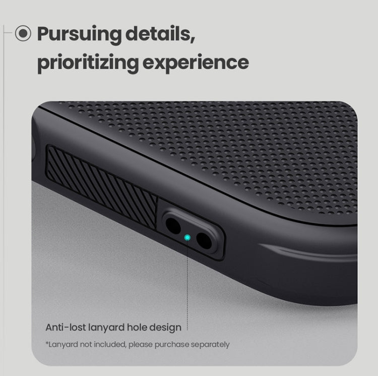 For iPhone 16 NILLKIN Frosted Shield Pro Magnetic Magsafe Phone Case - Black