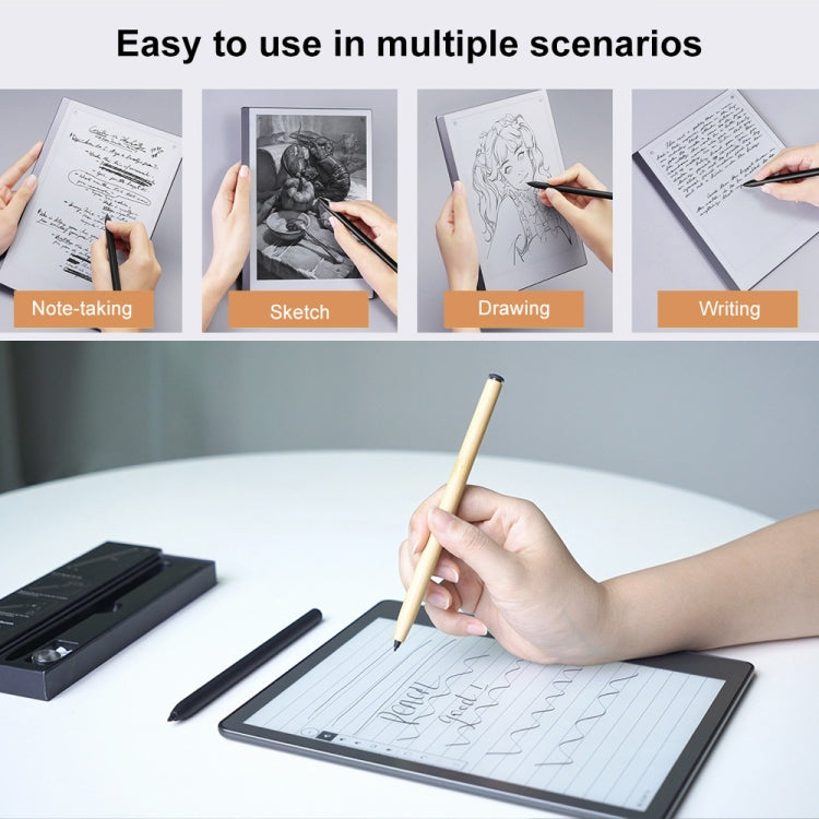 P30 Tilt Pressure-sensitive Prevent Accidental Touch Magnetic Stylus Pen for Samsung Tab - Black