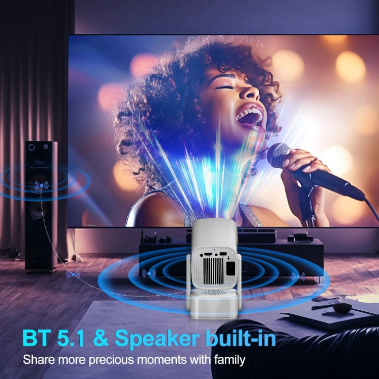 Y7S 720P Android 11 OS Portable Home WiFi Projector with Speaker, CPU:Allwinner H713