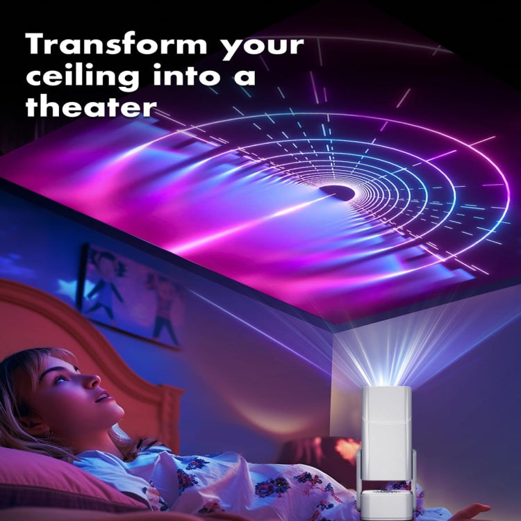 Y7S 720P Android 11 OS Portable Home WiFi Projector with Speaker, CPU:Allwinner H713