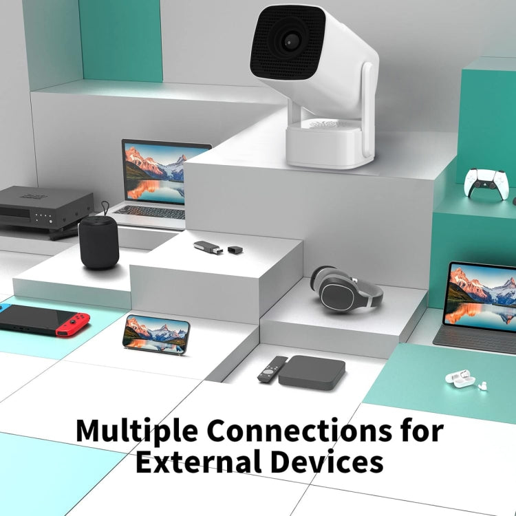 Y7S 720P Android 11 OS Portable Home WiFi Projector with Speaker, CPU:Allwinner H713