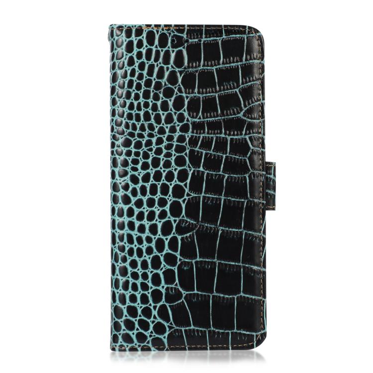 For Xiaomi 17 Pro Crocodile Top Layer Cowhide Leather Phone Case