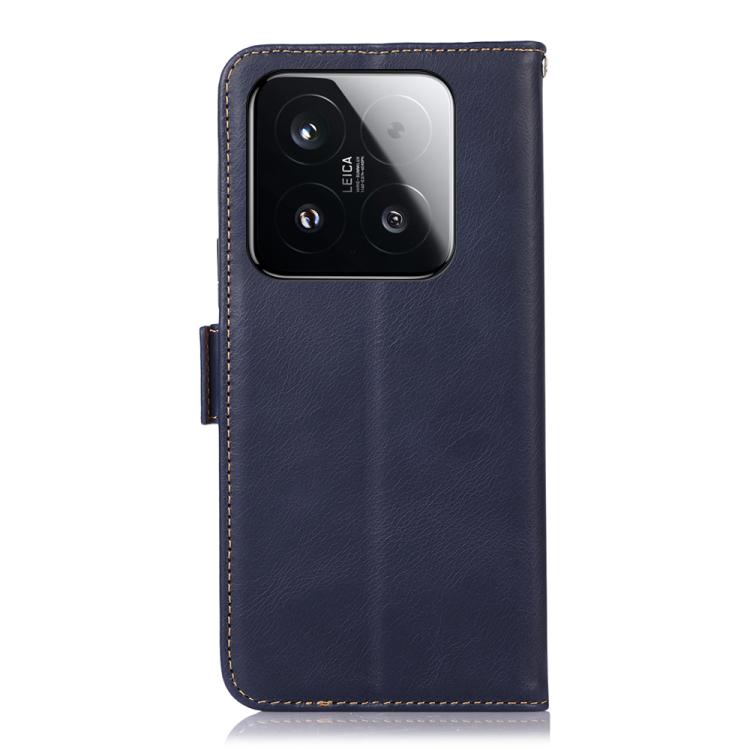 For Xiaomi 15T 5G Magnetic Crazy Horse Texture Genuine Leather RFID Phone Case