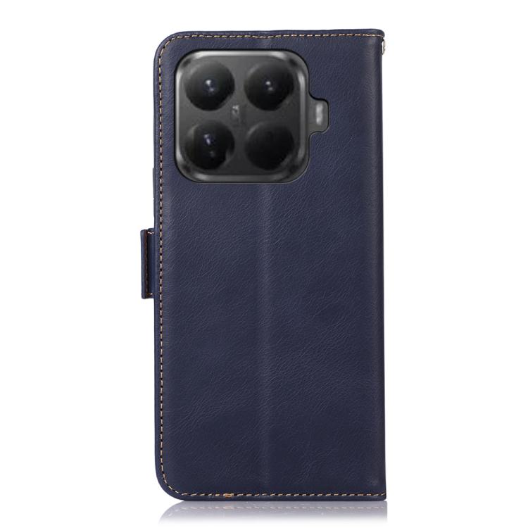 For Xiaomi 15T Pro 5G Magnetic Crazy Horse Texture Genuine Leather RFID Phone Case