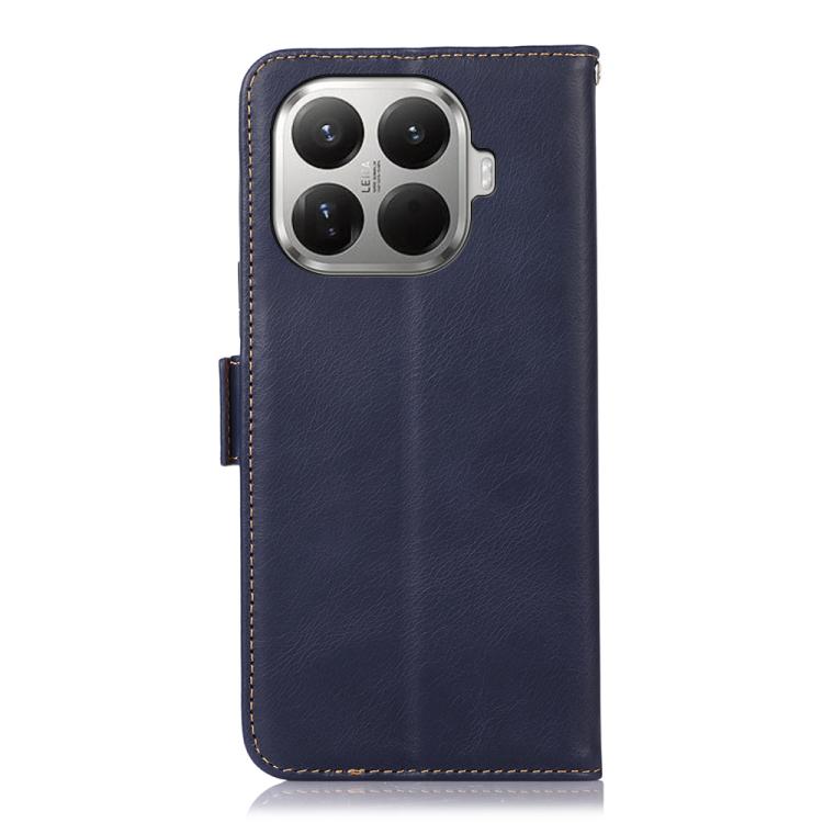For Xiaomi 17T 5G Magnetic Crazy Horse Texture Genuine Leather RFID Phone Case