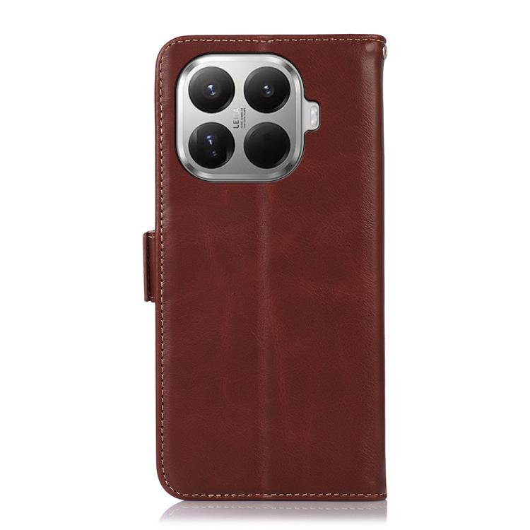 For Xiaomi 17T 5G Magnetic Crazy Horse Texture Genuine Leather RFID Phone Case