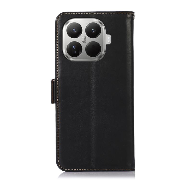 For Xiaomi 17T Pro 5G Magnetic Crazy Horse Texture Genuine Leather RFID Phone Case