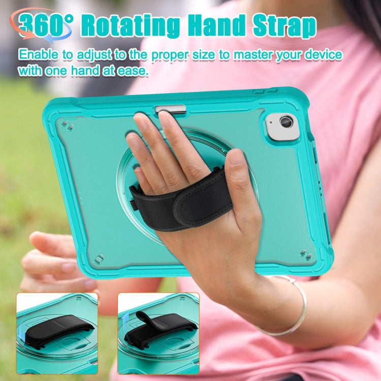 For iPad Air 11 2026 / 2025 / 2024 Heavy Duty Hybrid Tablet Case with Hand Grip & Strap