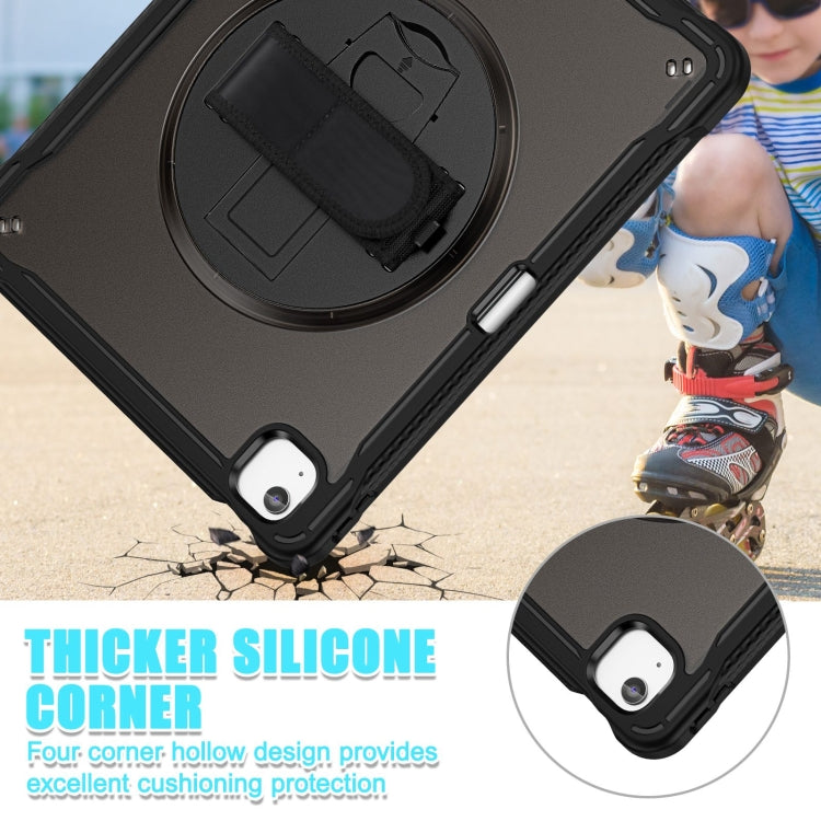 For iPad Air 13 2026 / 2025 / 2024 Heavy Duty Hybrid Tablet Case with Hand Grip & Strap