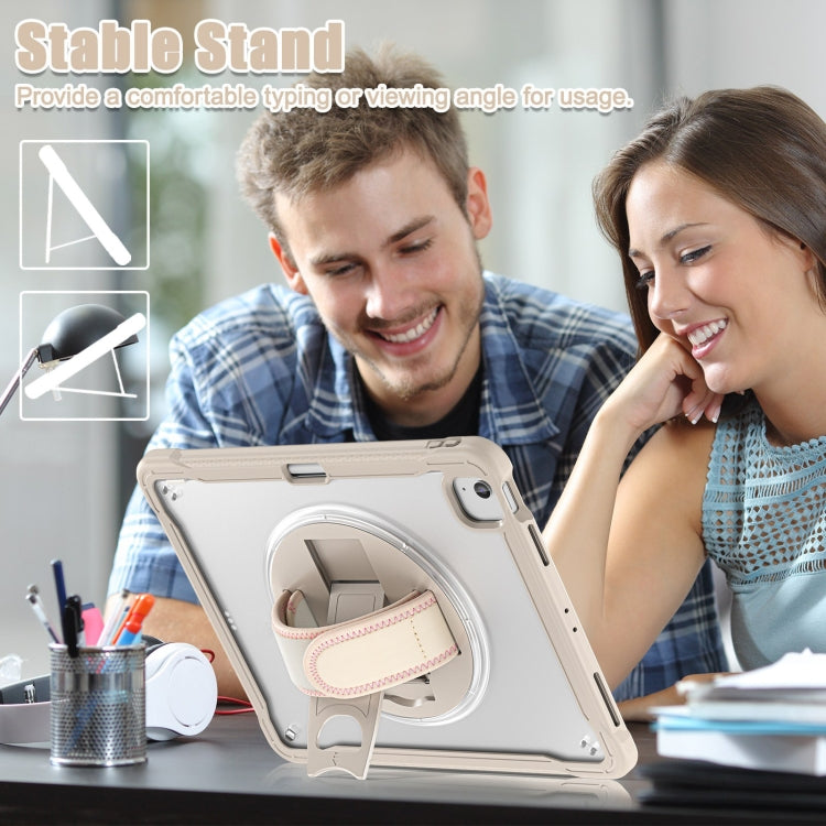 For iPad Air 13 2026 / 2025 / 2024 Heavy Duty Hybrid Tablet Case with Hand Grip & Strap