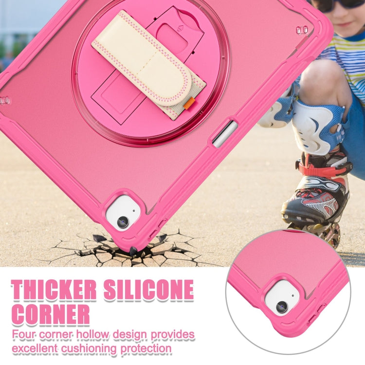 For iPad Air 13 2026 / 2025 / 2024 Heavy Duty Hybrid Tablet Case with Hand Grip & Strap