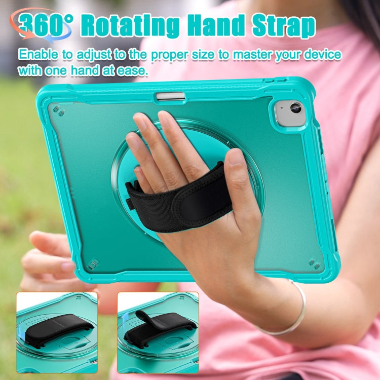 For iPad Air 13 2026 / 2025 / 2024 Heavy Duty Hybrid Tablet Case with Hand Grip & Strap