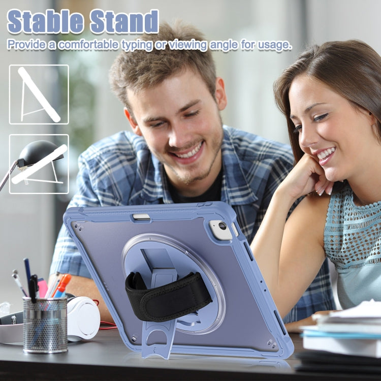 For iPad Air 13 2026 / 2025 / 2024 Heavy Duty Hybrid Tablet Case with Hand Grip & Strap