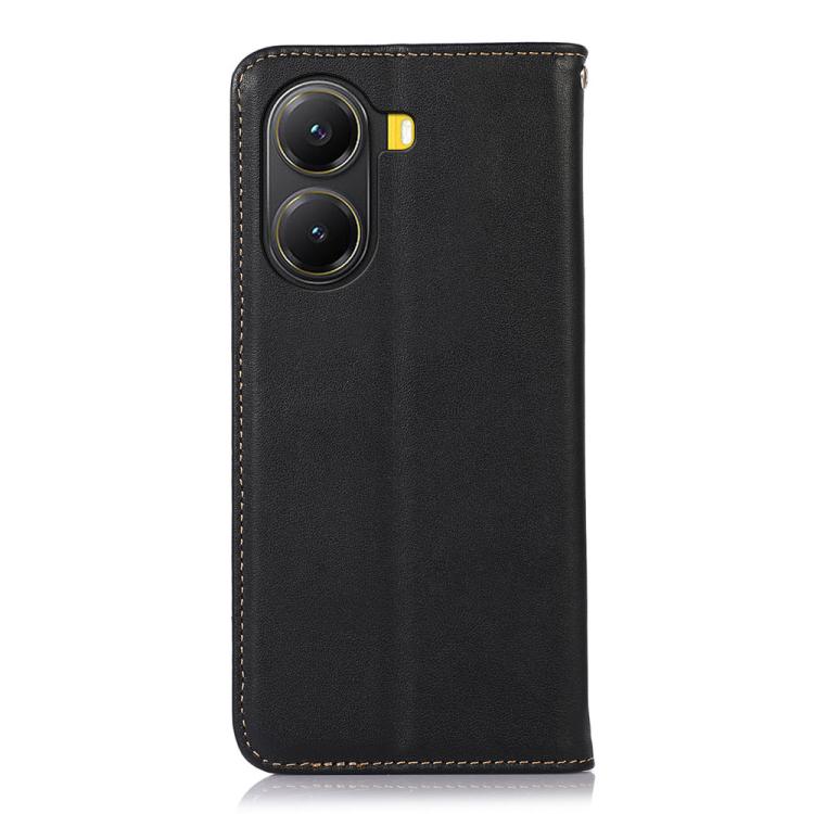 For Xiaomi Poco X7 Pro KHAZNEH Nappa Top Layer Cowhide Leather Phone Case