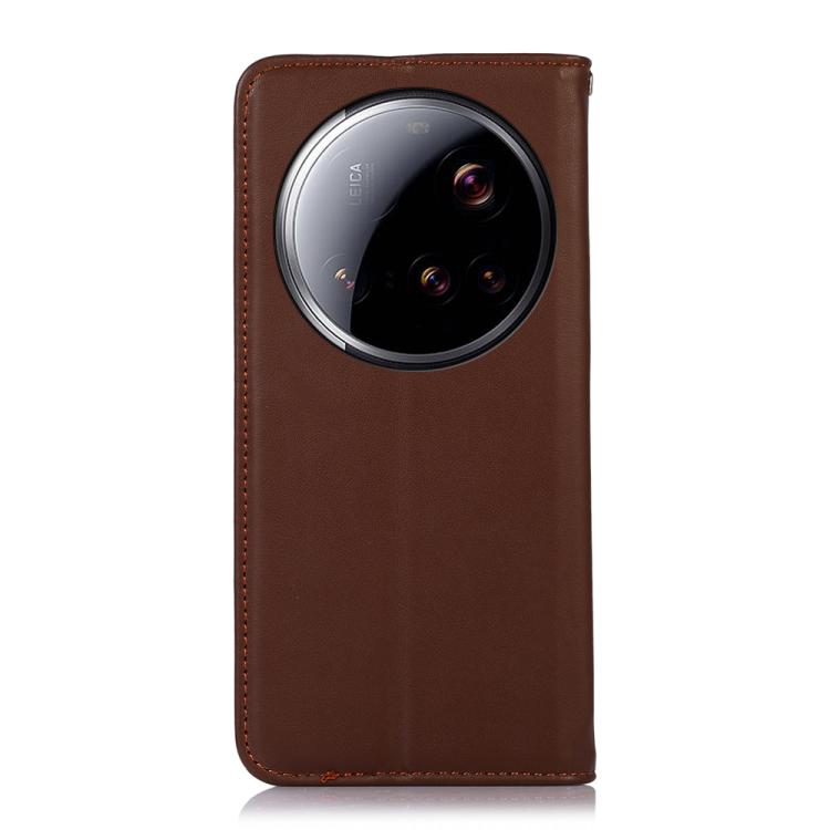 For Xiaomi 15 Ultra KHAZNEH Nappa Top Layer Cowhide Leather Phone Case