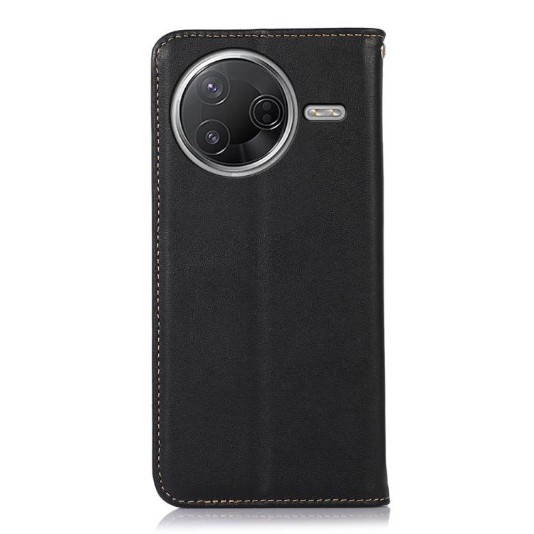 For Xiaomi Poco F7 Pro / Redmi K80 KHAZNEH Nappa Top Layer Cowhide Leather Phone Case