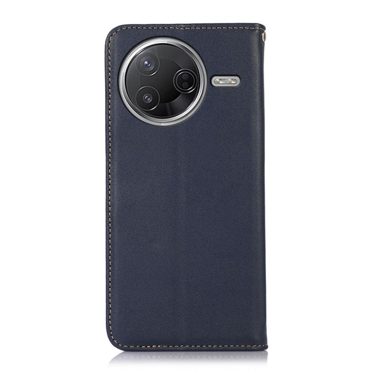 For Xiaomi Poco F7 Pro / Redmi K80 KHAZNEH Nappa Top Layer Cowhide Leather Phone Case